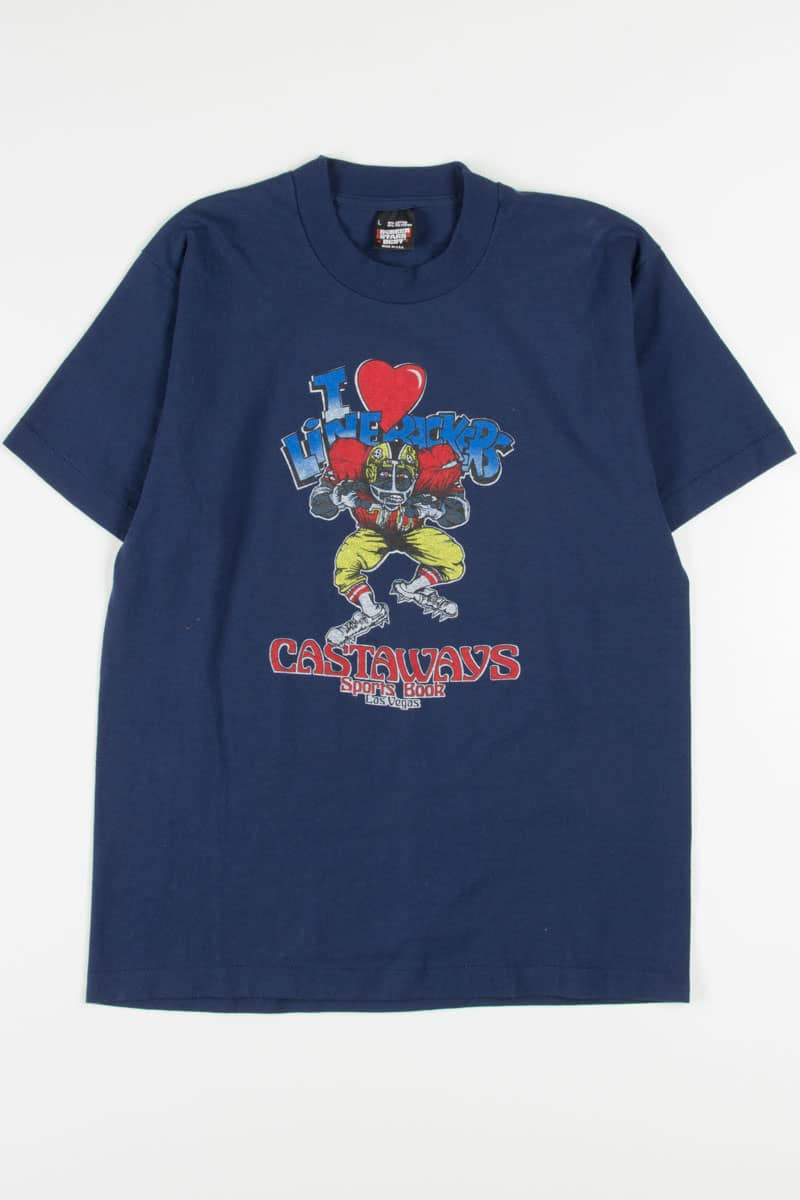 I Love Linebackers Las Vegas T-Shirt
