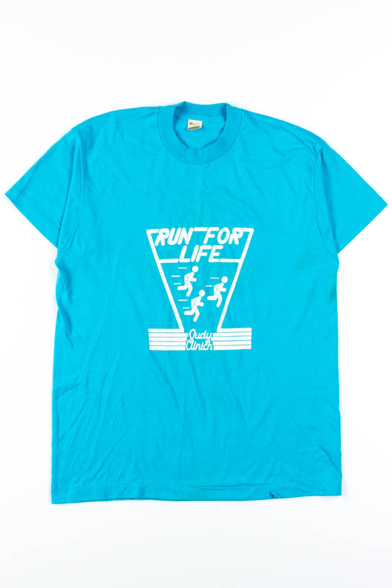 Blue Run For Life Tee