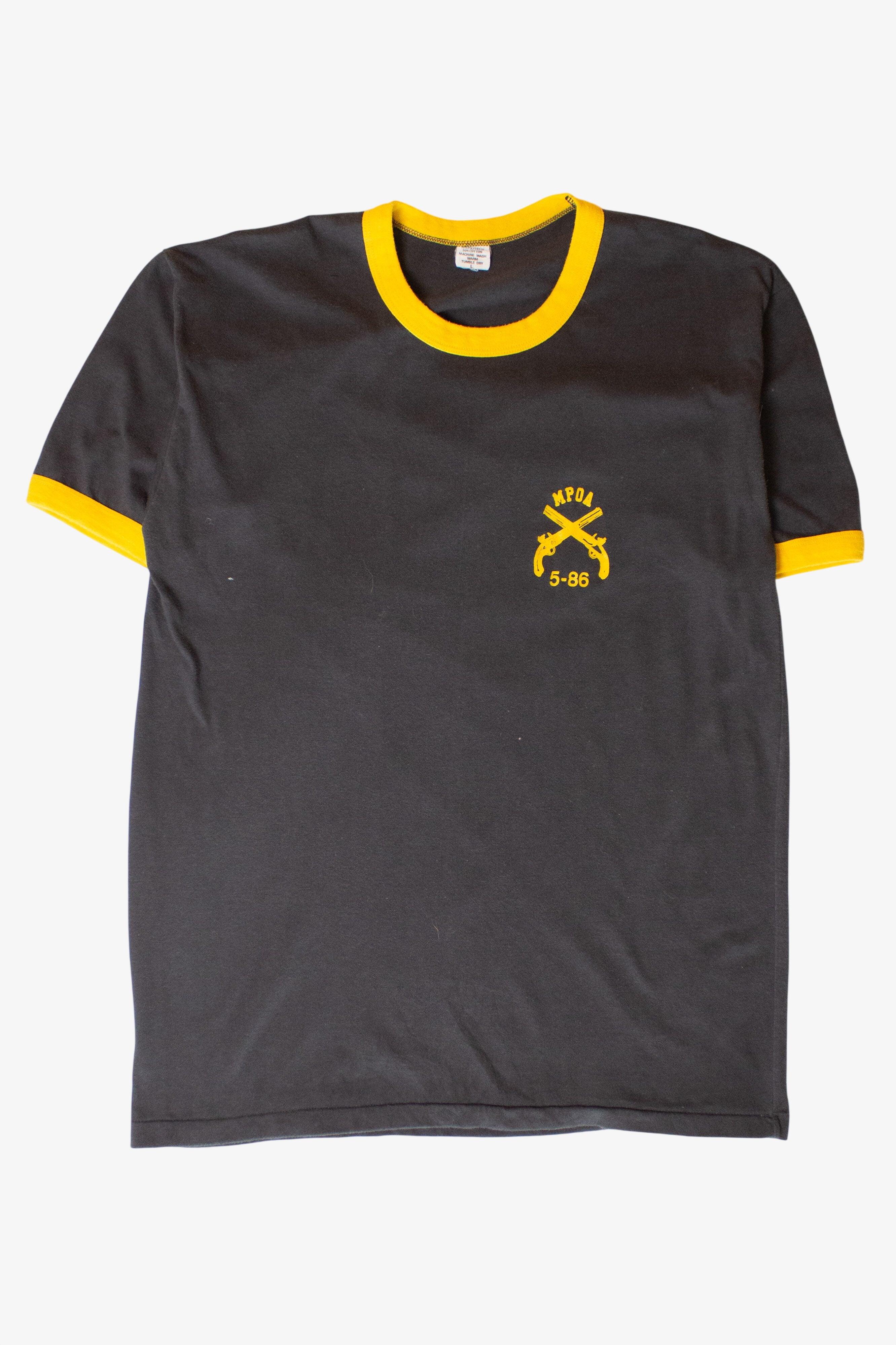 Vintage MPOA 5-86 Ringer T-Shirt (1990s)