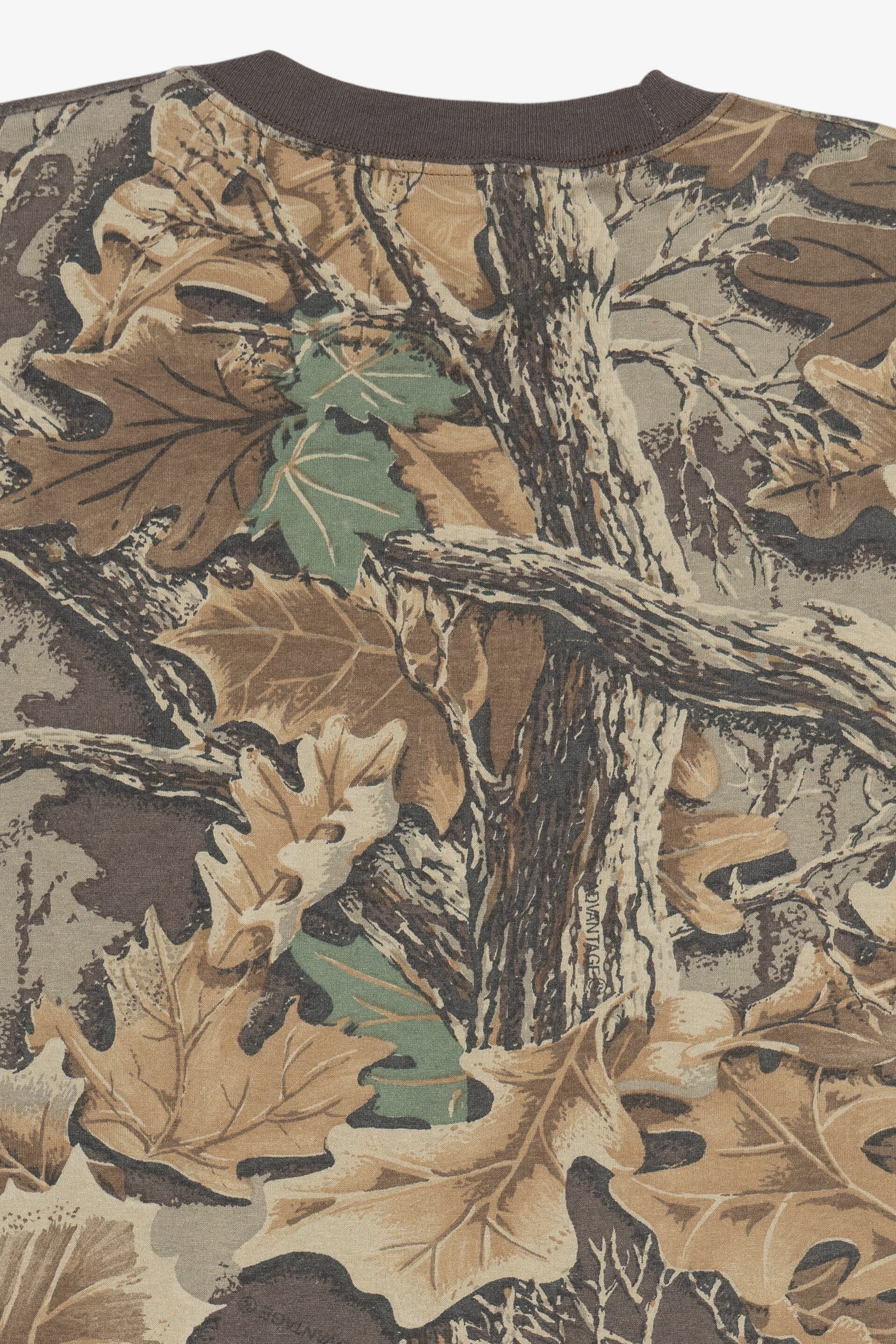 Vintage Camouflage Single Stitch Pocket T-Shirt (1990s)