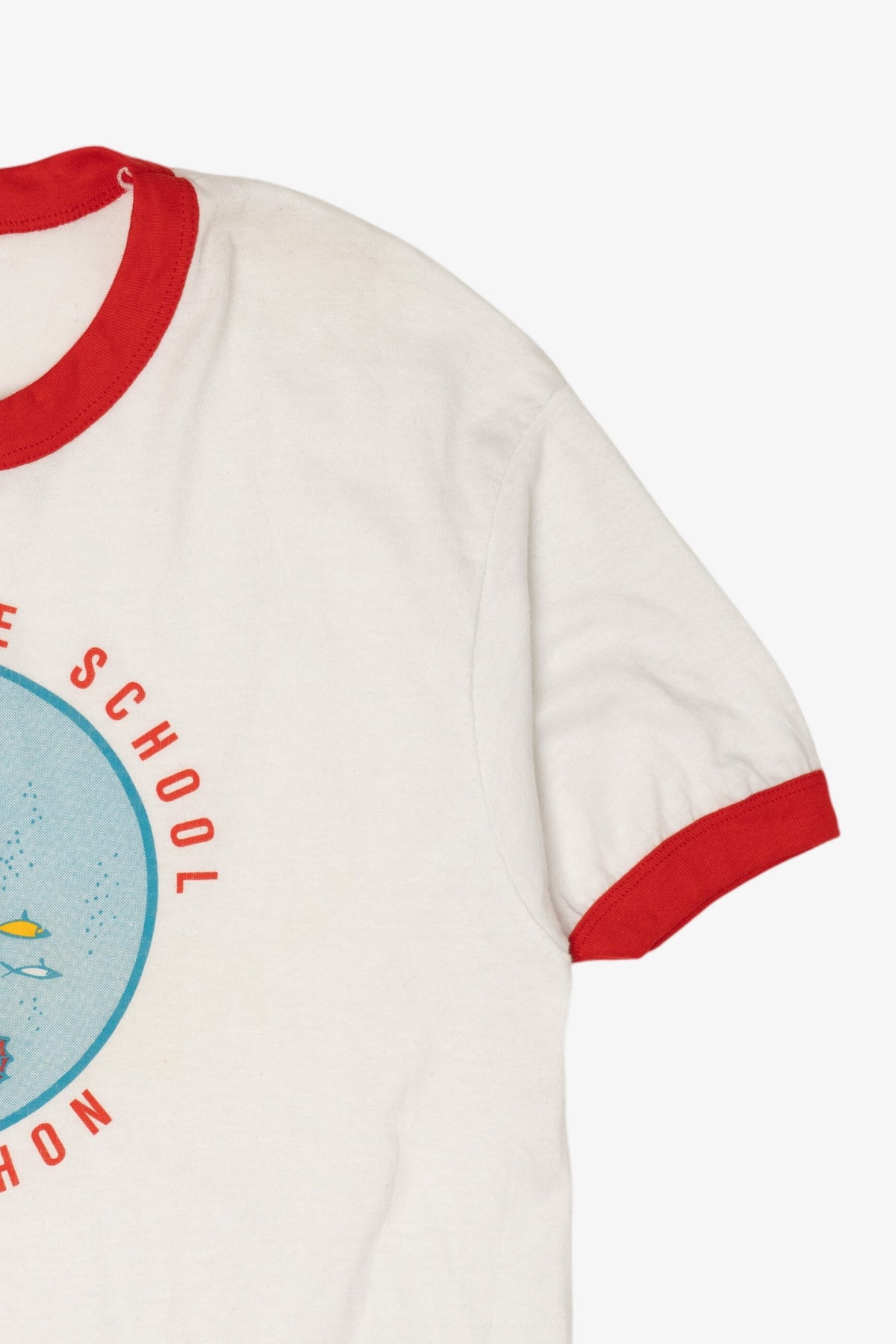 Vintage Austin State School 1988 Swimathon Ringer T-Shirt (1980s)