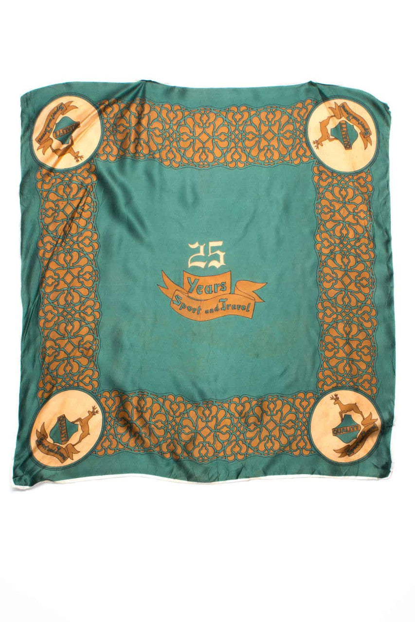 Vintage Hunting Lodge Anniversary Celebration Scarf