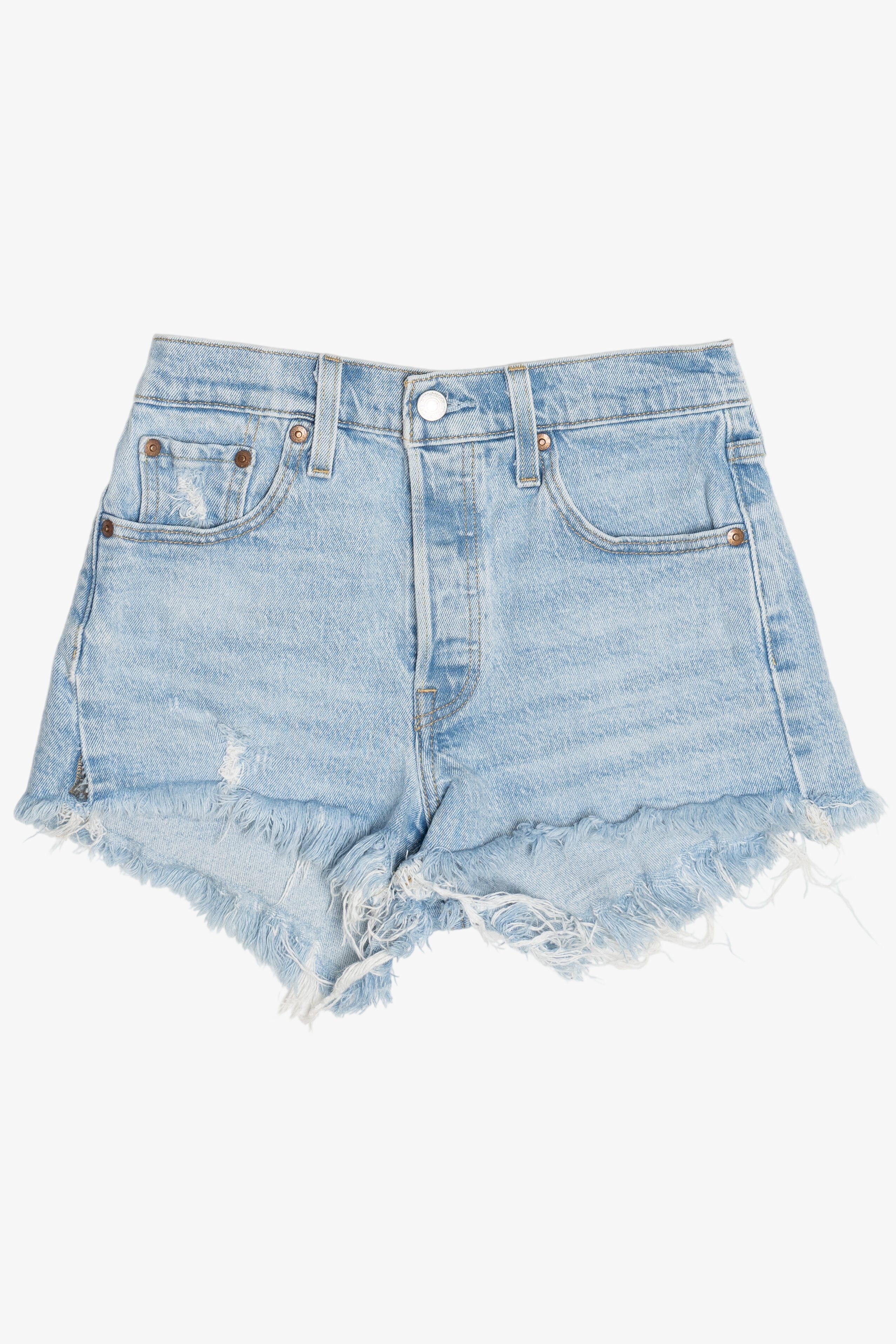 Levi’s 501 Button Fly Denim Cut Off Shorts