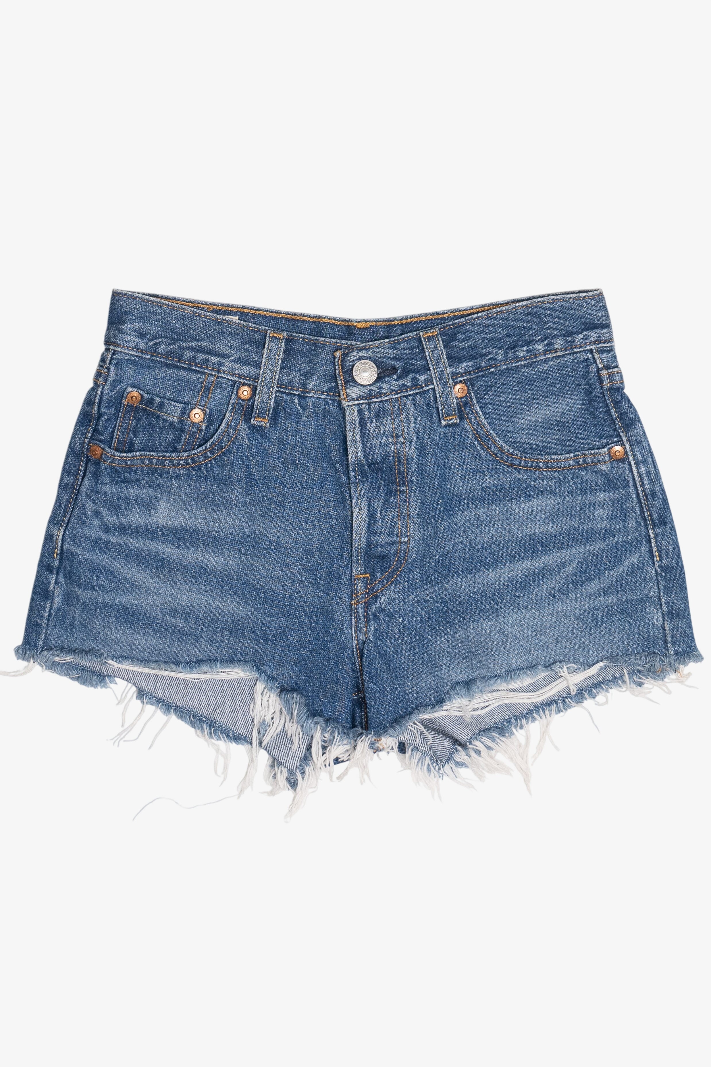 Levi’s 501 Button Fly Denim Cut Off Shorts
