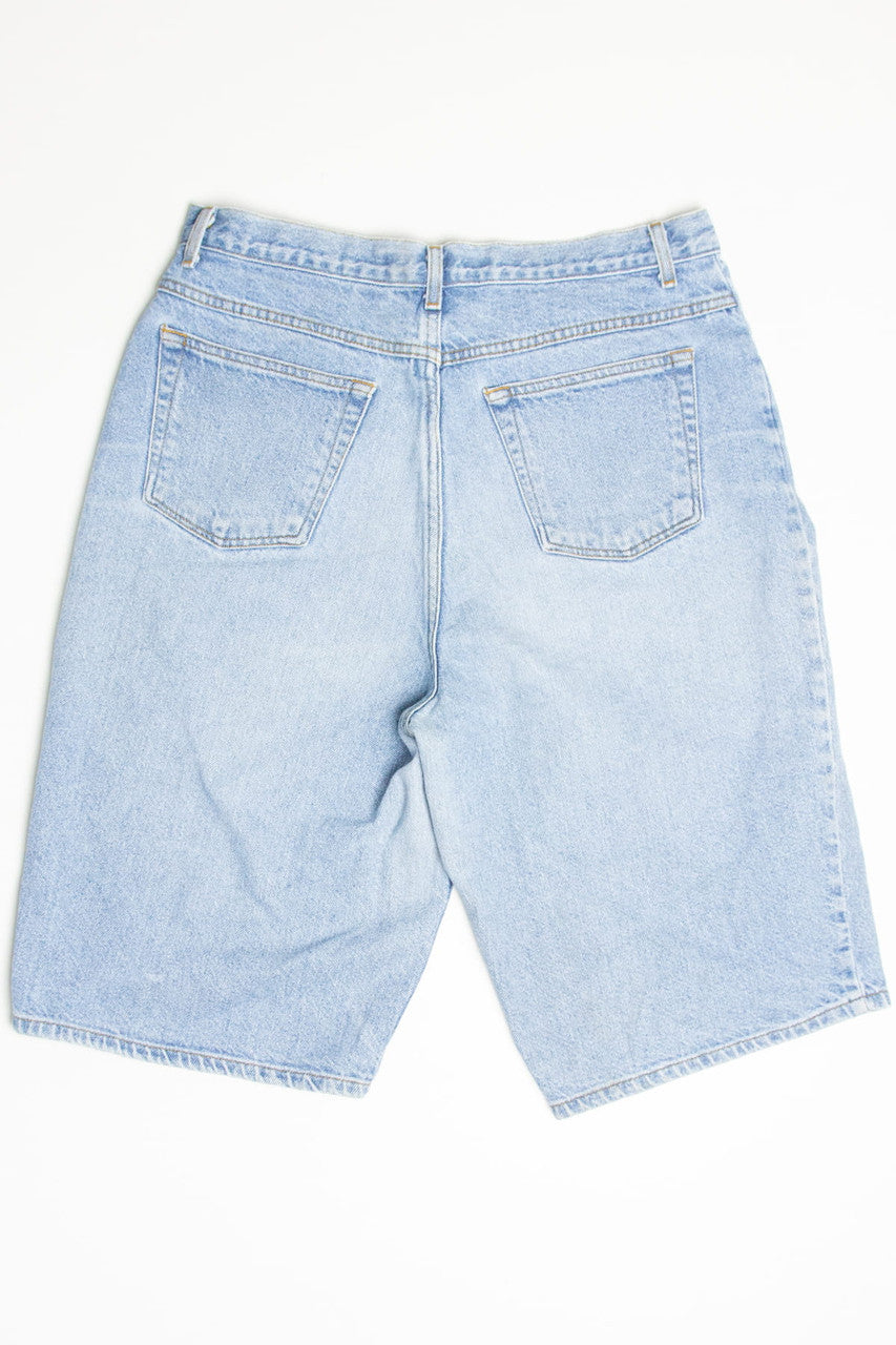 Blue Washed Faded Glory Denim Shorts