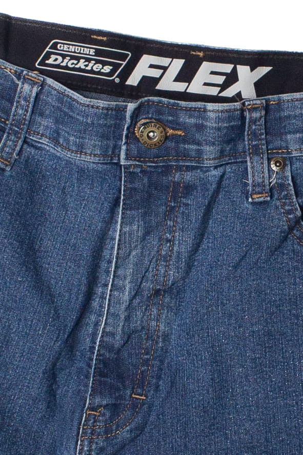 Medium Dark Wash Denim Dickies Cargo Shorts