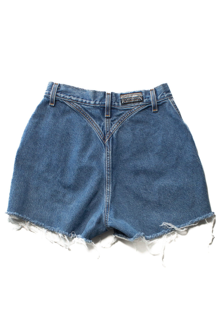 Vintage Rockies Cut Off Denim Shorts (sz. 8)
