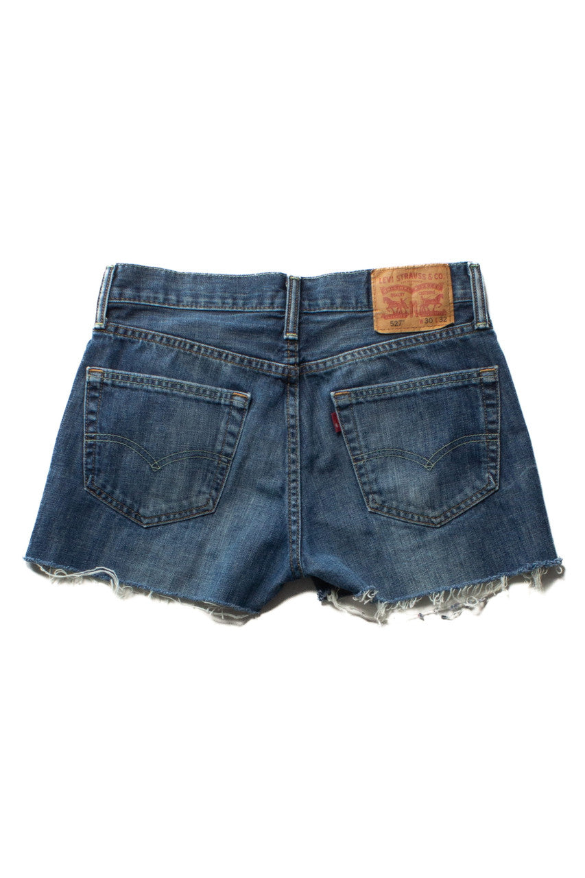 Faded Levi's 527 Cut Off Denim Shorts (sz. 30)