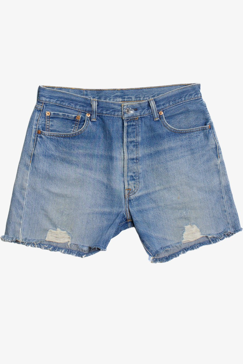 Vintage Levi's 501 Button Fly Cutoff Denim Shorts