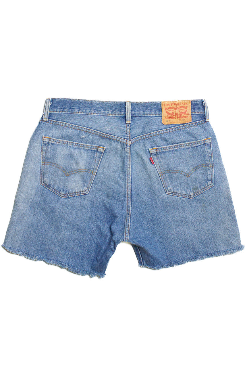 Vintage Levi's 501 Button Fly Cutoff Denim Shorts