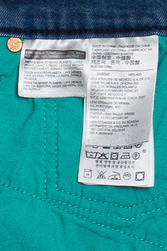 Levi's 511 Overdyed Cut Off Denim Shorts