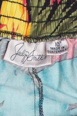 Vintage Floral High Waisted Lightweight Jaclyn Smith Shorts