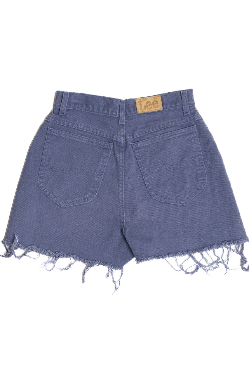Vintage Lee Periwinkle Denim Cutoff Shorts