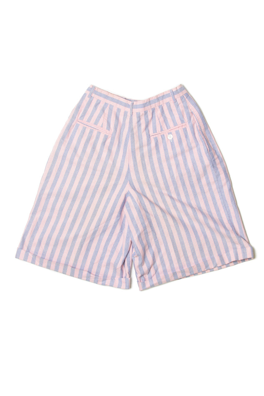 Vintage Ralph Lauren Pinstriped Polo Shorts