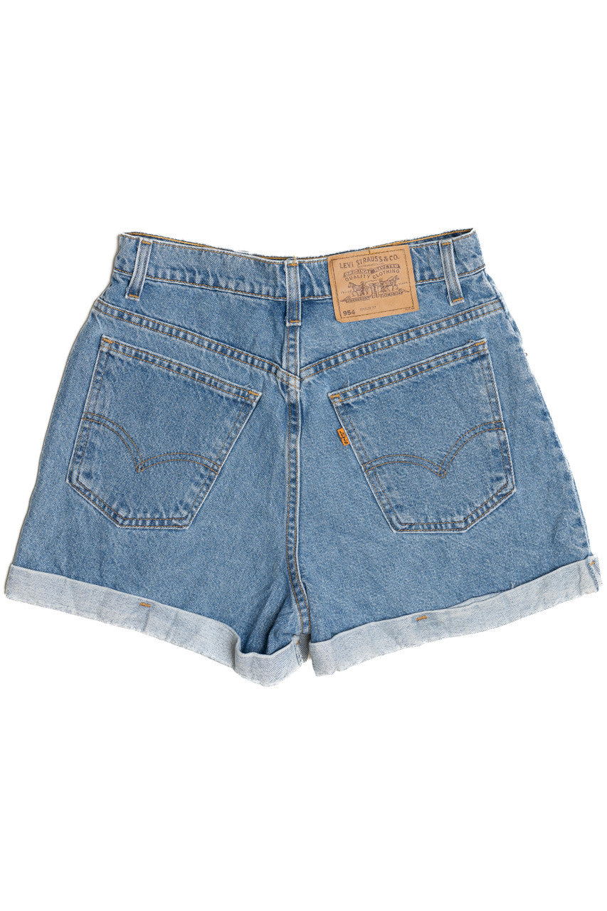 Vintage Levi's 954 Orange Tab Rolled Shorts (1990s)