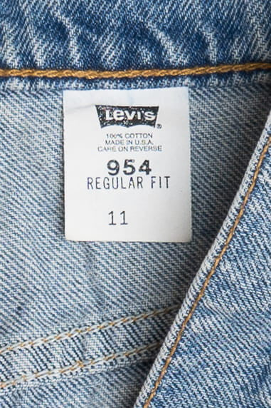 Vintage Levi's 954 Orange Tab Rolled Shorts (1990s)