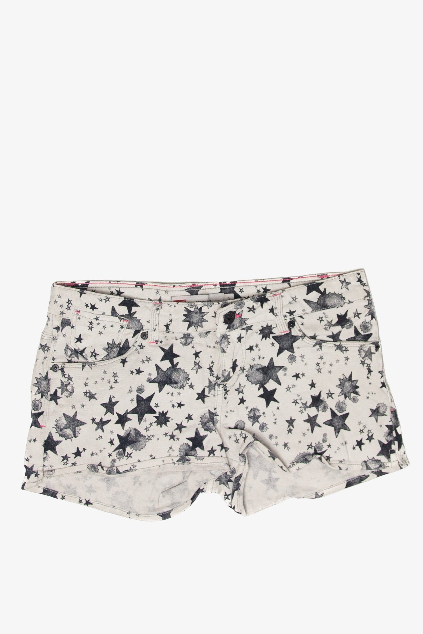 Vintage Levi's Black And White Stars Shorts