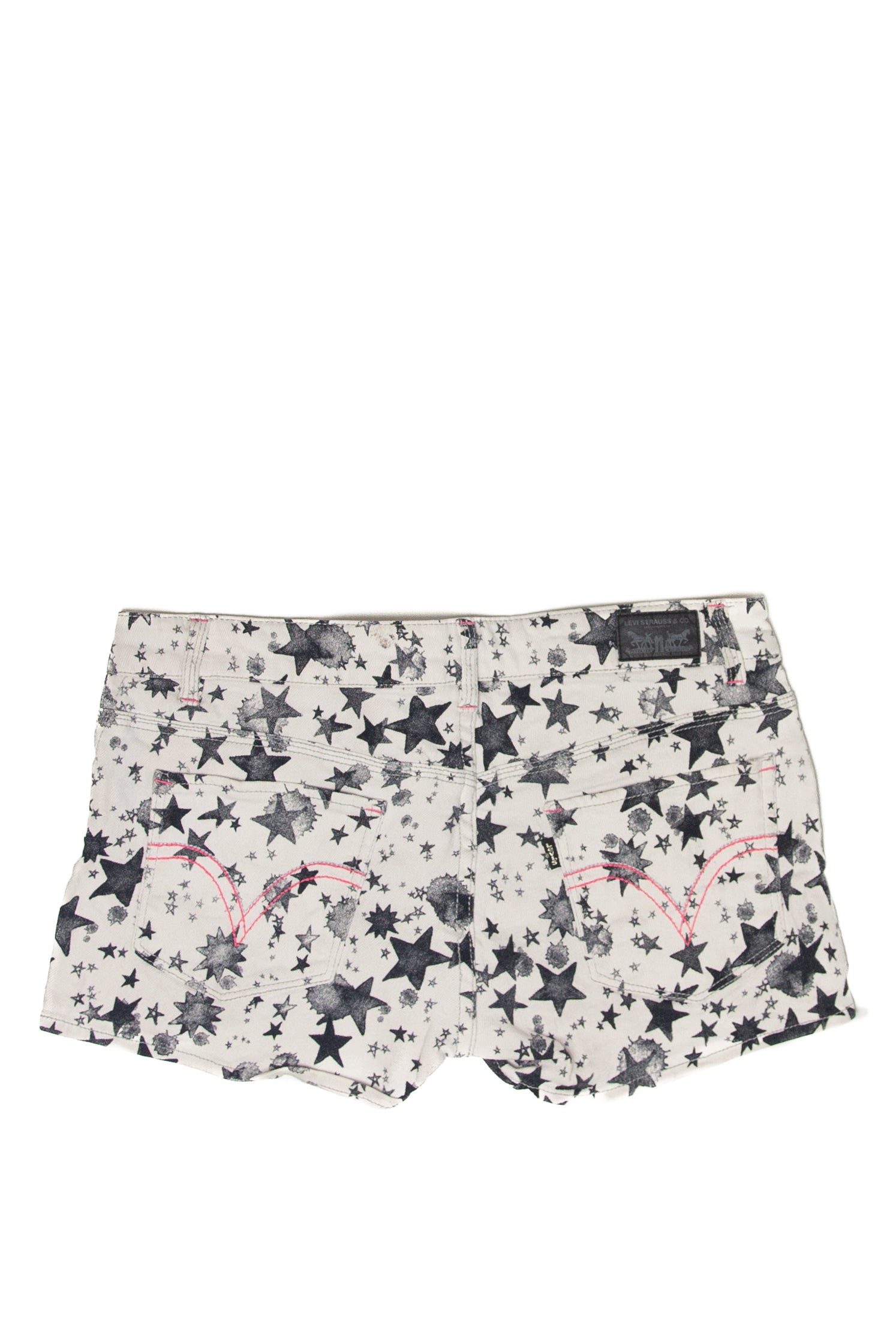 Vintage Levi's Black And White Stars Shorts