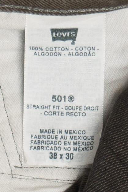 Levi's 501 XX Button Fly Denim Cut Off Shorts