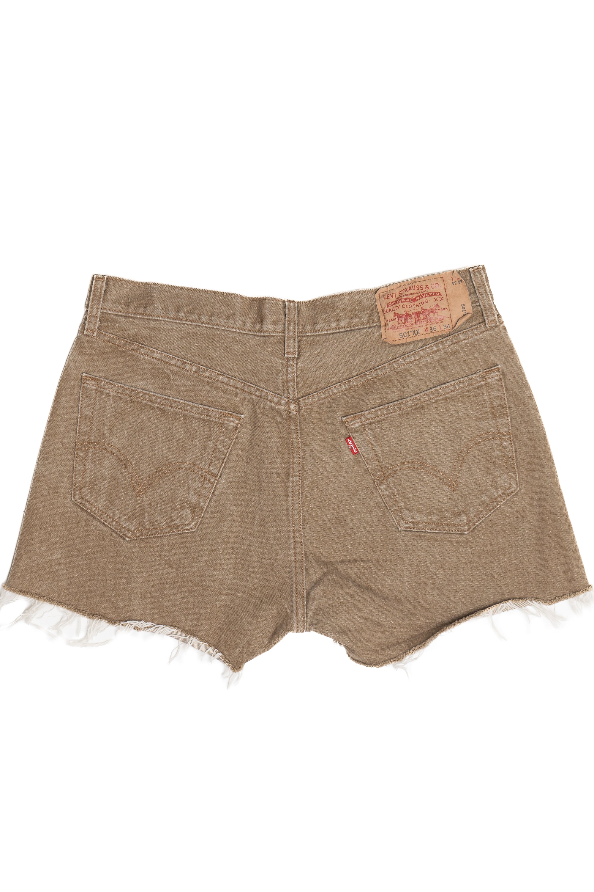 Vintage Levi's 501 XX Button Fly Cut Off Short Shorts (2000s)