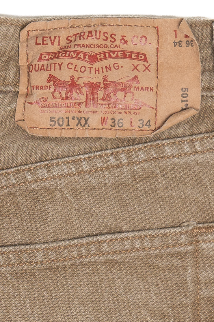 Vintage Levi's 501 XX Button Fly Cut Off Short Shorts (2000s)