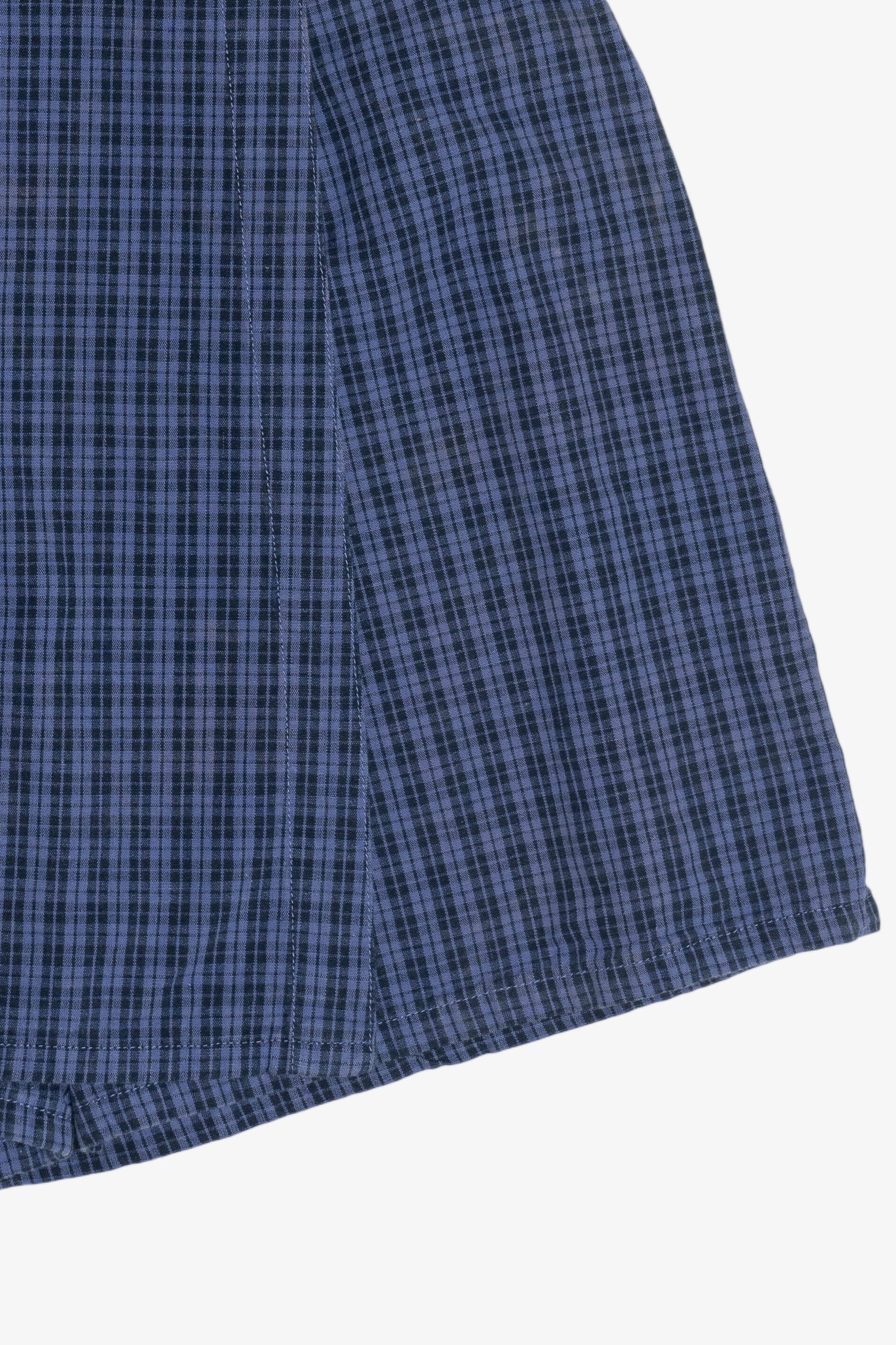 Vintage White Stag Plaid Mini Skort (1990s)