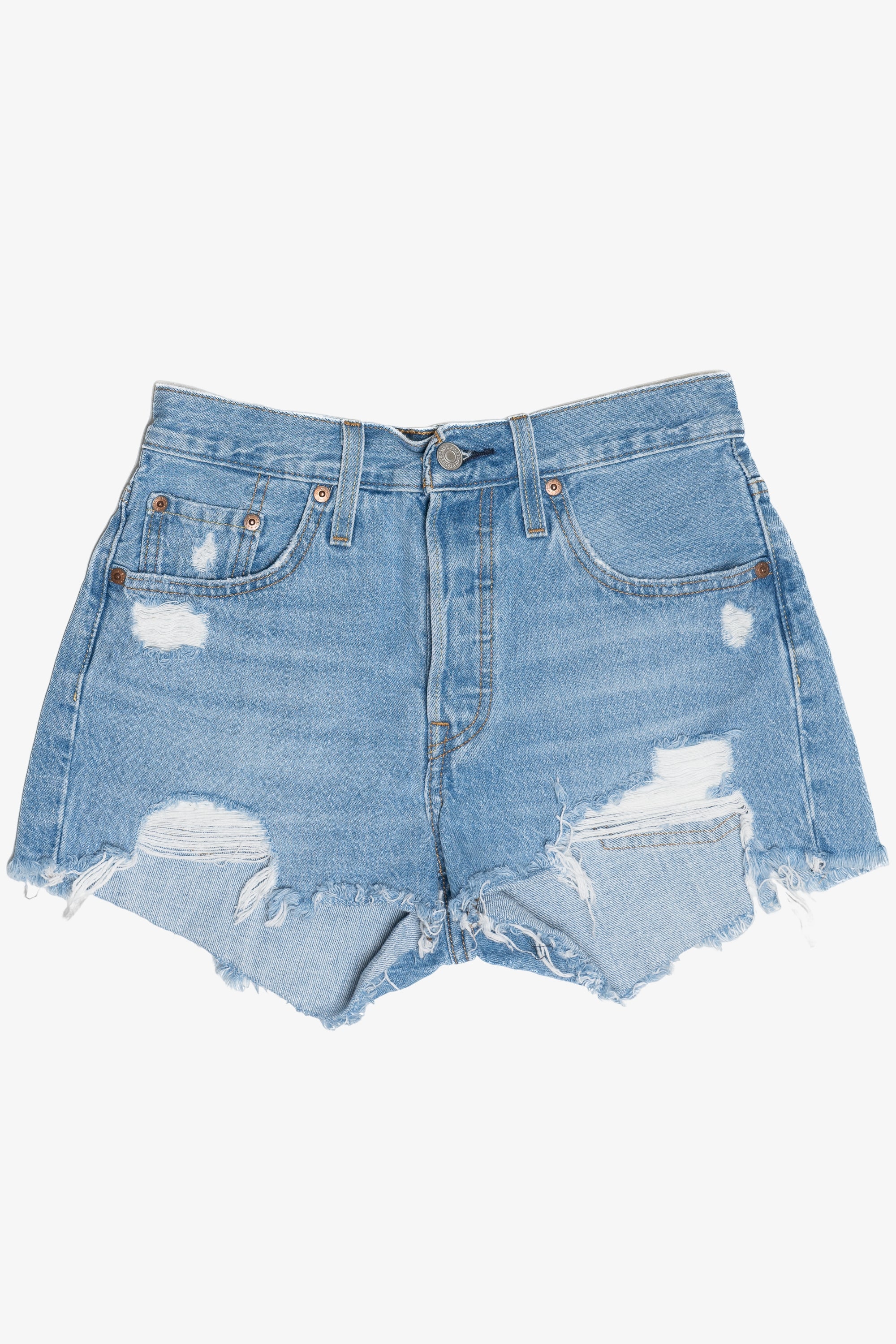 Levi's 501 Button Fly Denim Short Shorts 1441