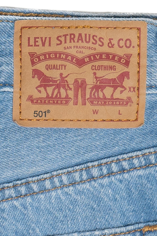 Levi's 501 Button Fly Denim Short Shorts 1441