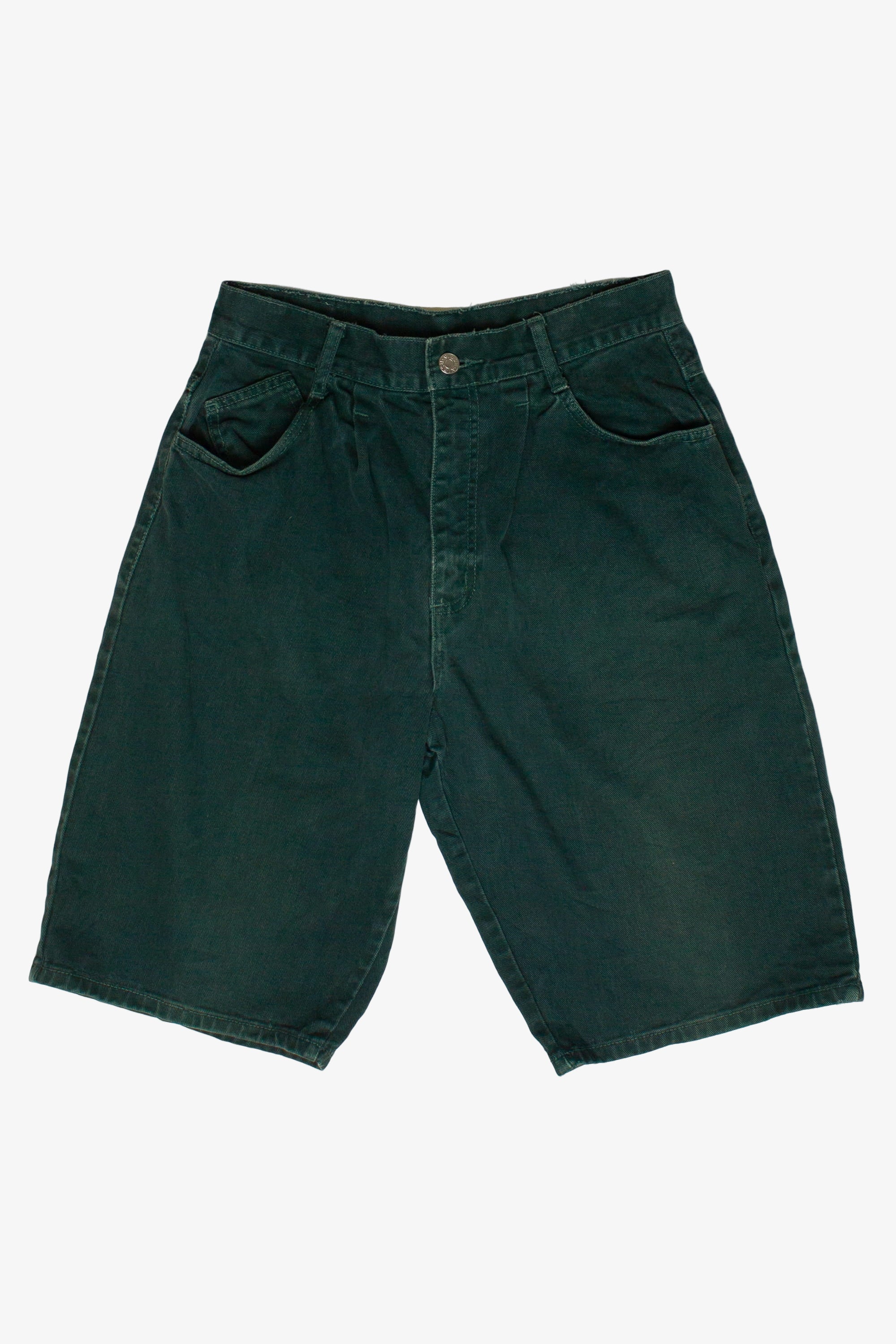 Vintage Green Rodin Denim Shorts (1990s)