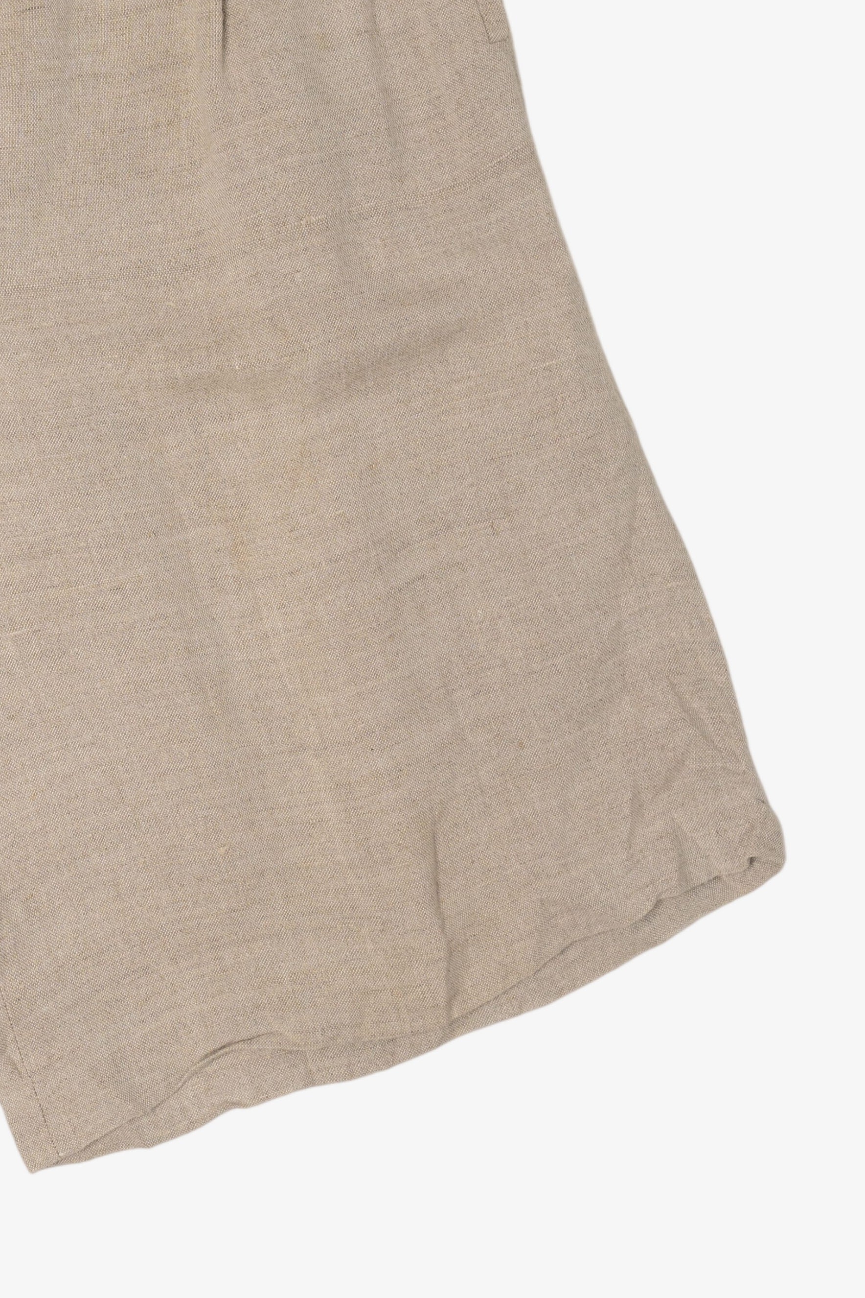 Vintage Collectible Gold Beige High Waisted Wide Leg Shorts (1980s)