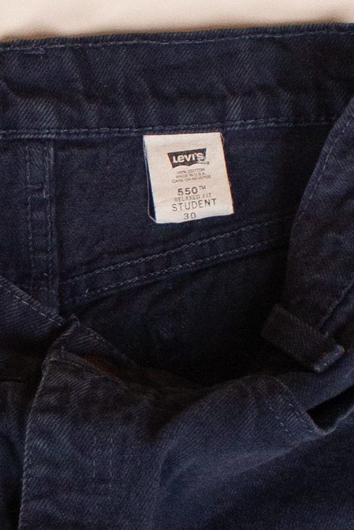 Vintage Navy Blue Levi's Jorts (1990s)