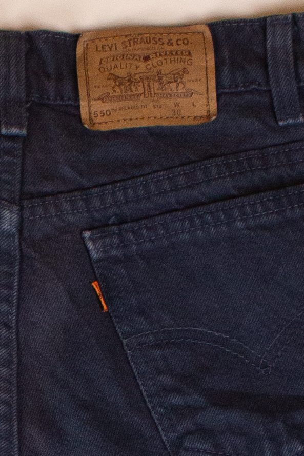 Vintage Navy Blue Levi's Jorts (1990s)