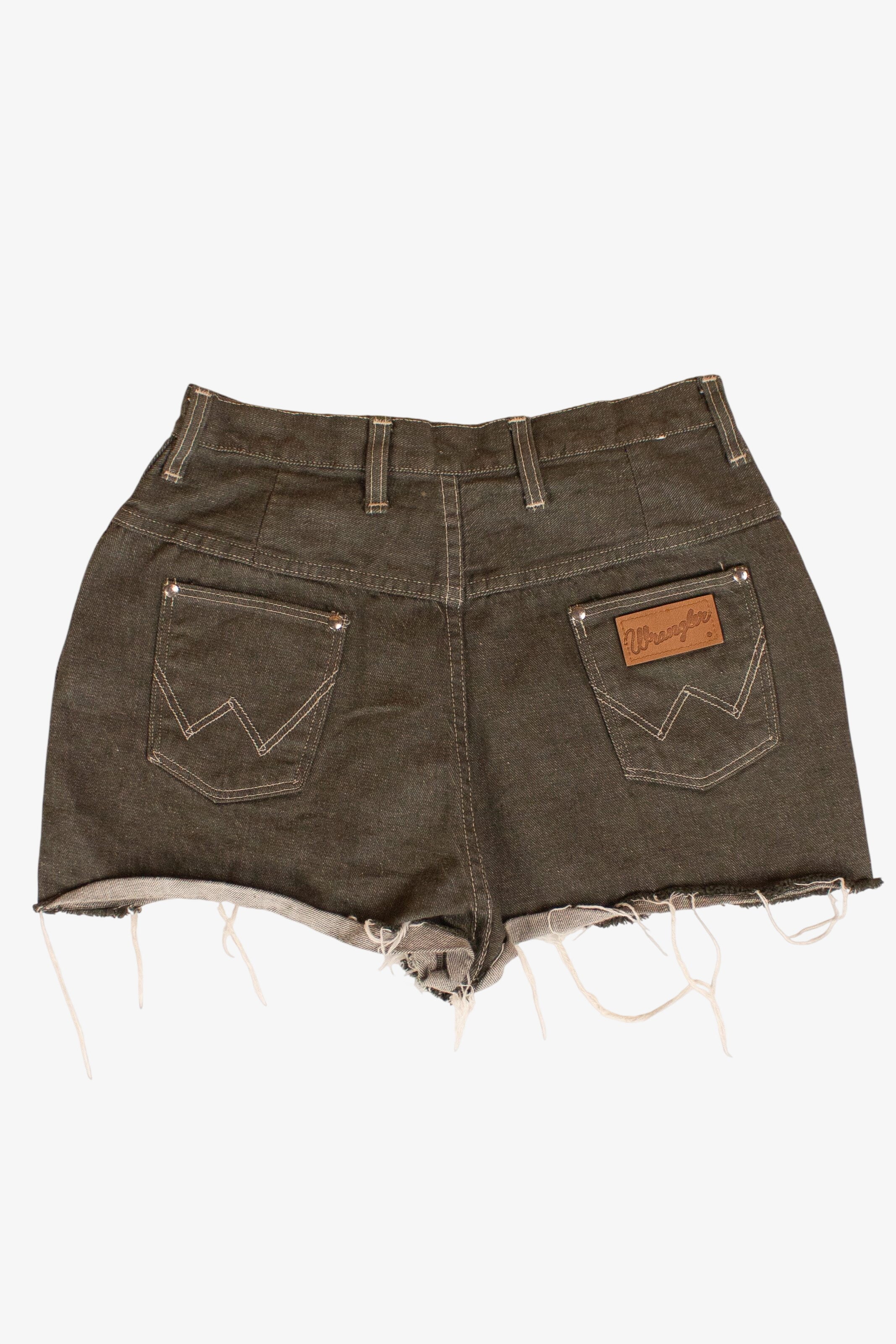 Vintage Misses Wrangler Cutoff Denim Shorts (1970s)