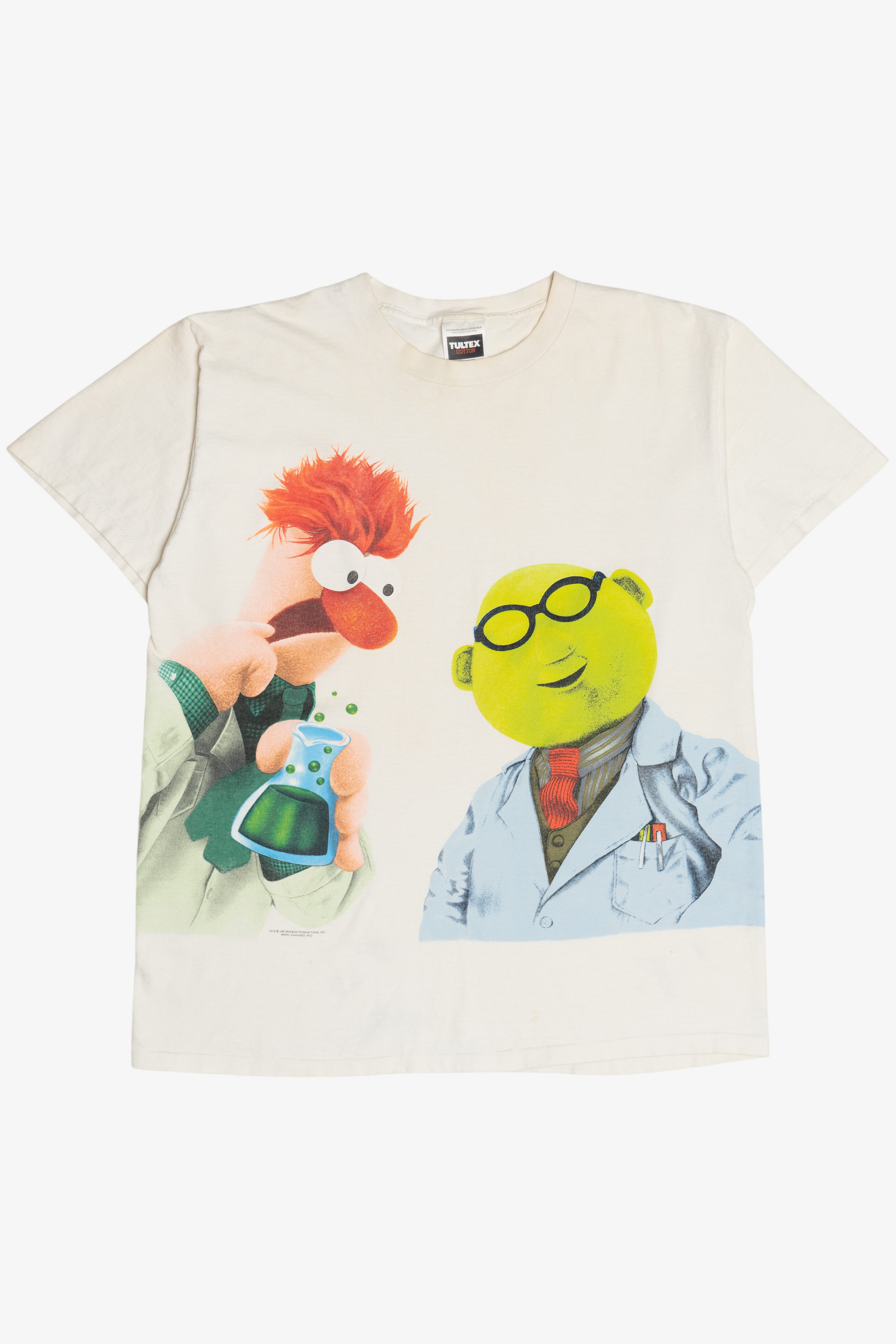 Vintage The Muppets Beaker & Dr. Bunsen Honeydew Jim Henson Single Stitch T-Shirt (1990s)