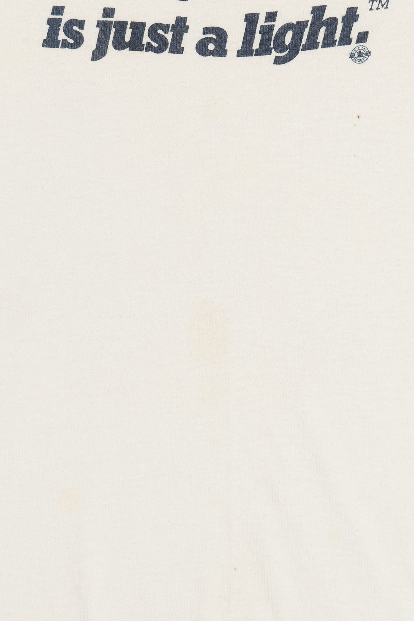 Vintage Bud Light Beer "...Everything Else Is Just A Light" T-Shirt (1990s)