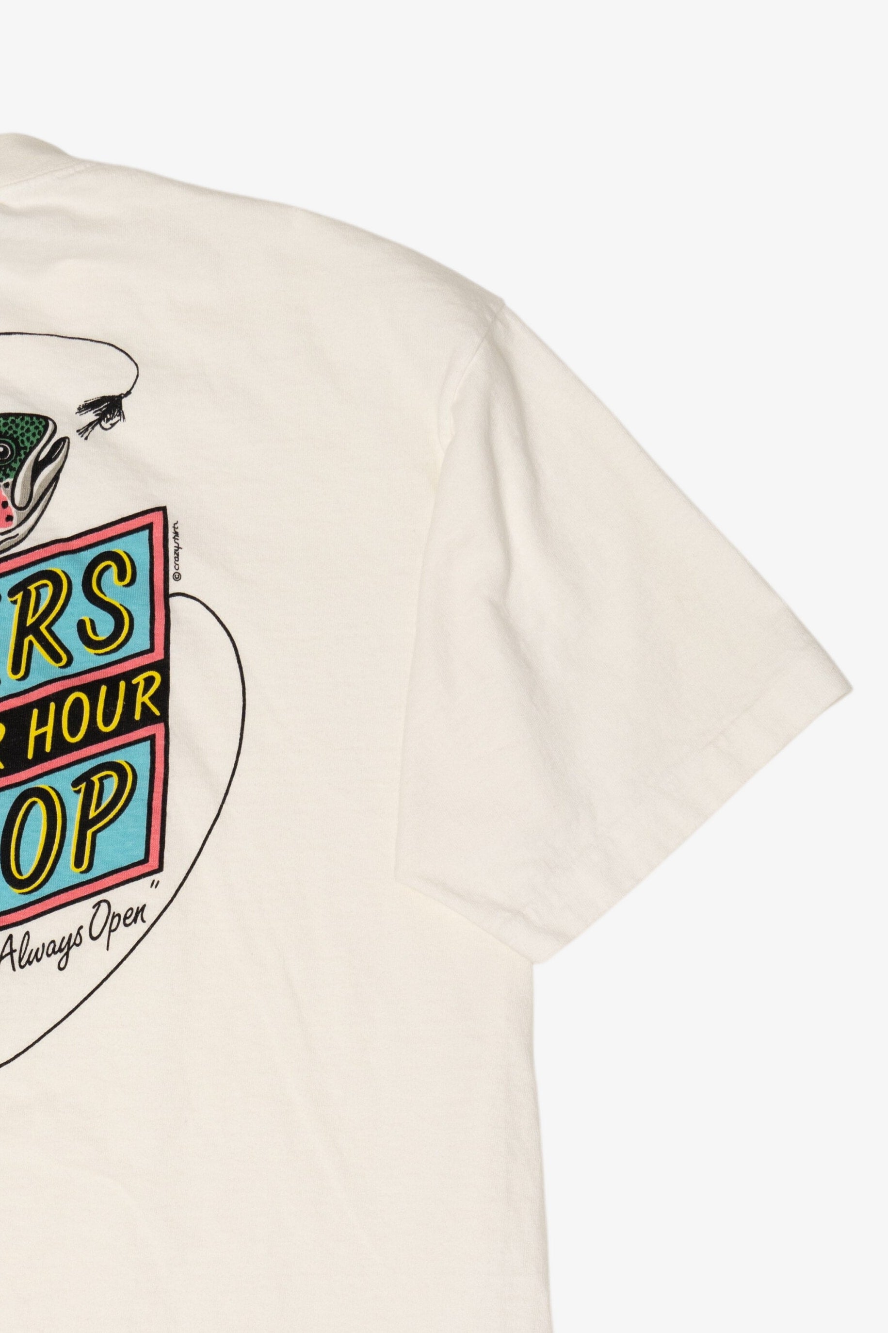 Vintage Anglers Twenty-Four Hour Fly Shop T-Shirt (1990s)