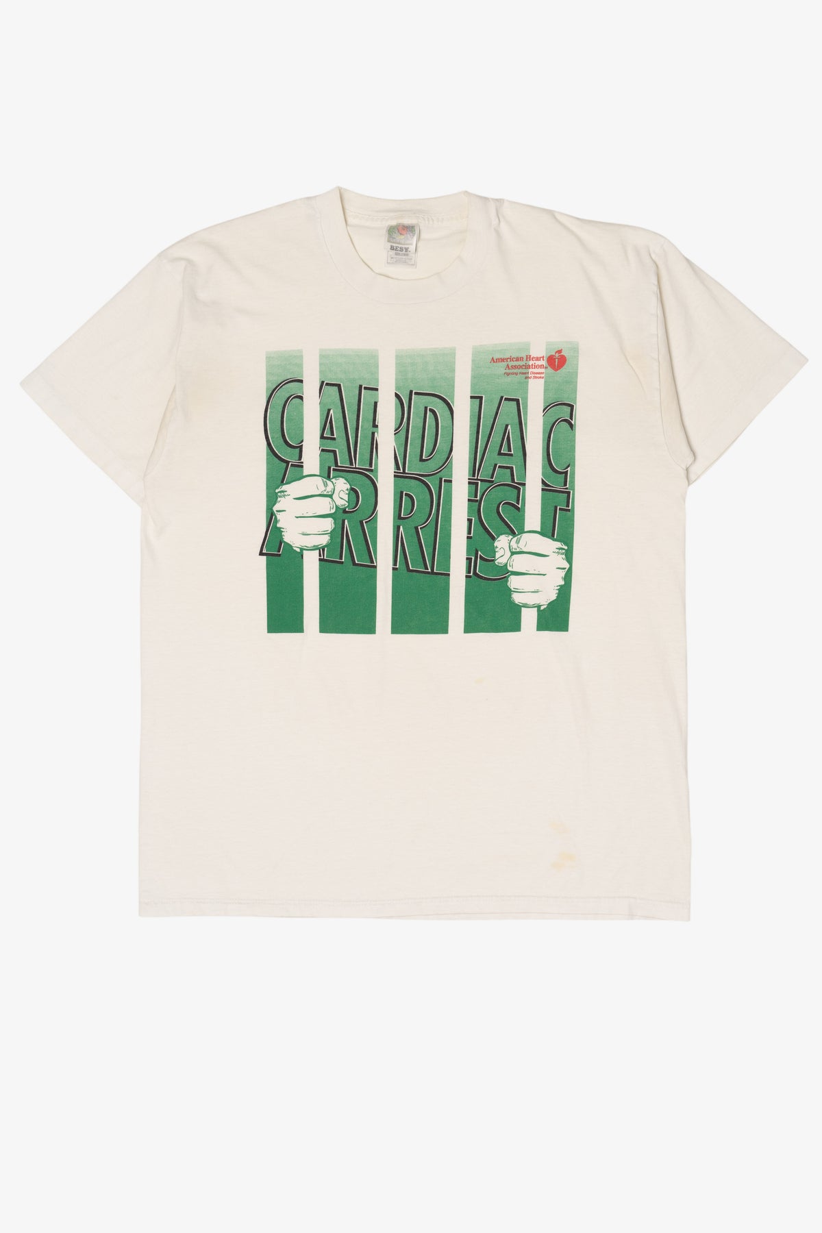 Vintage "Cardiac Arrest" American Heart Association T-Shirt (1990s)