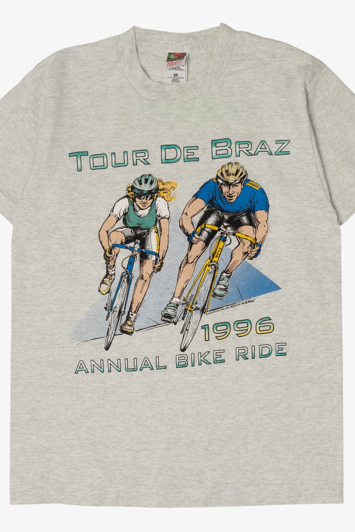 Vintage Tour De Braz Annual Bike Ride 1996 T-Shirt (1990s)