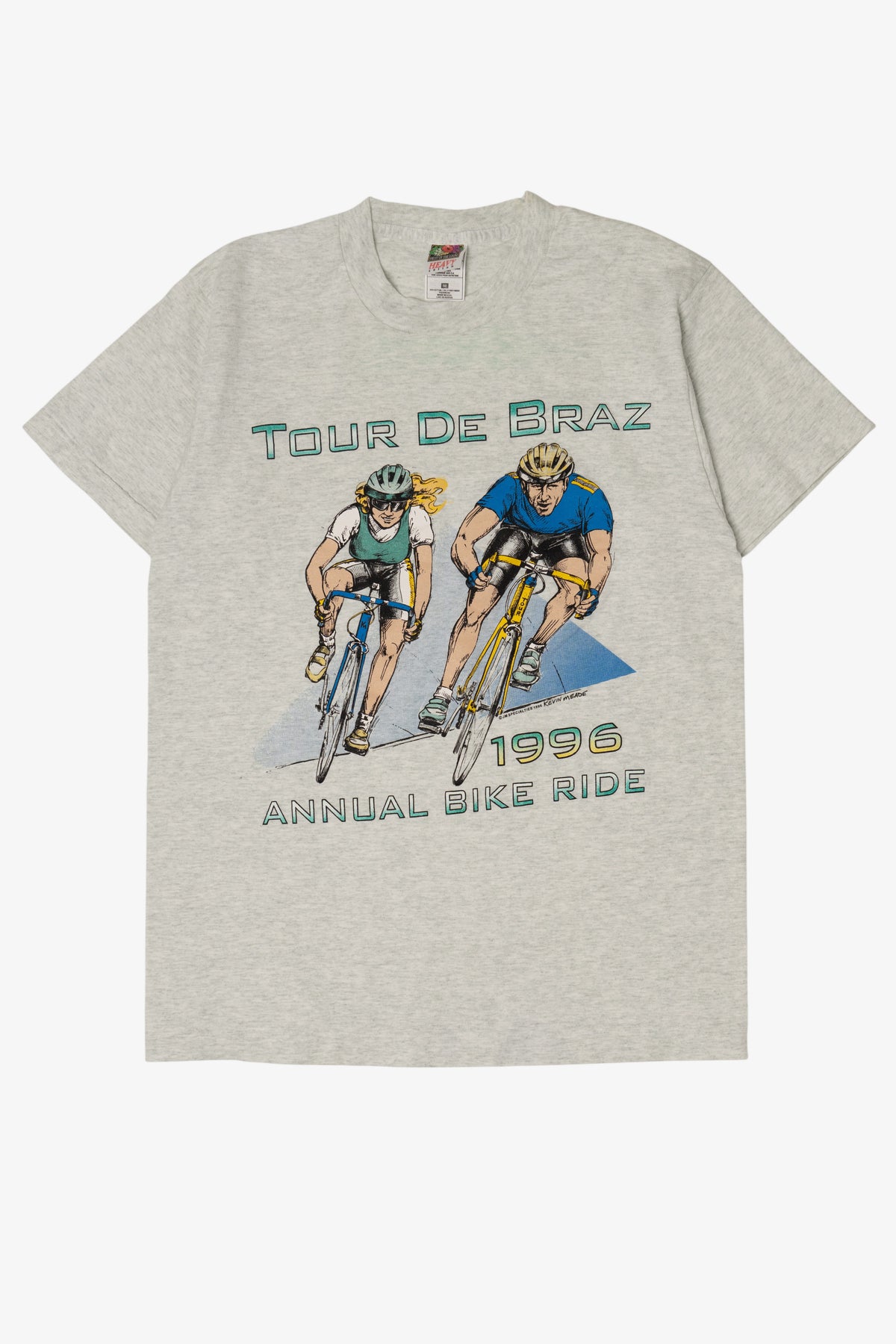 Vintage Tour De Braz Annual Bike Ride 1996 T-Shirt (1990s)