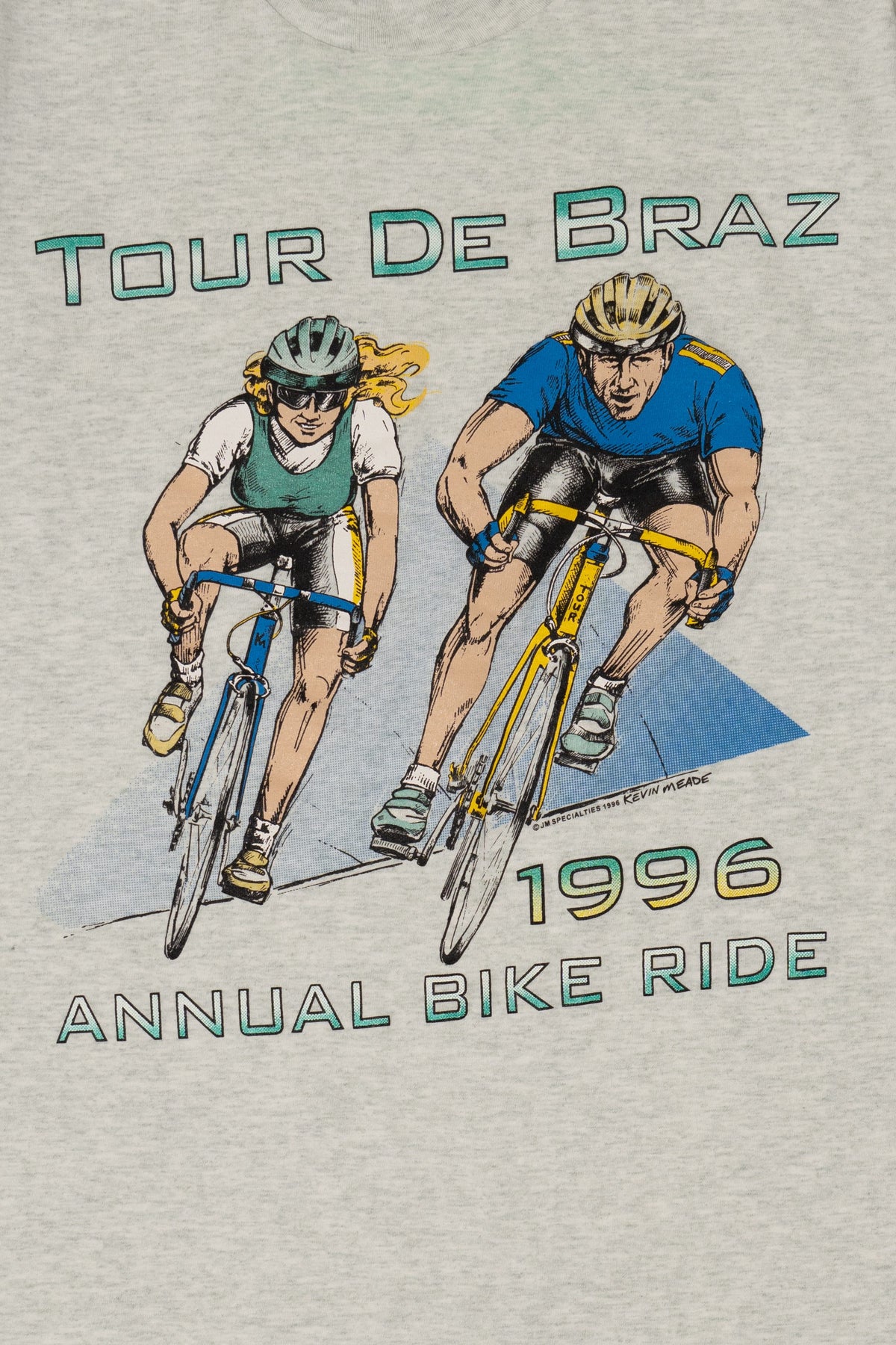 Vintage Tour De Braz Annual Bike Ride 1996 T-Shirt (1990s)