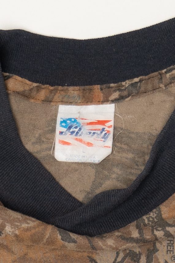 Vintage Camouflage Realtree Pocket Single Stitch T-Shirt (1990s)