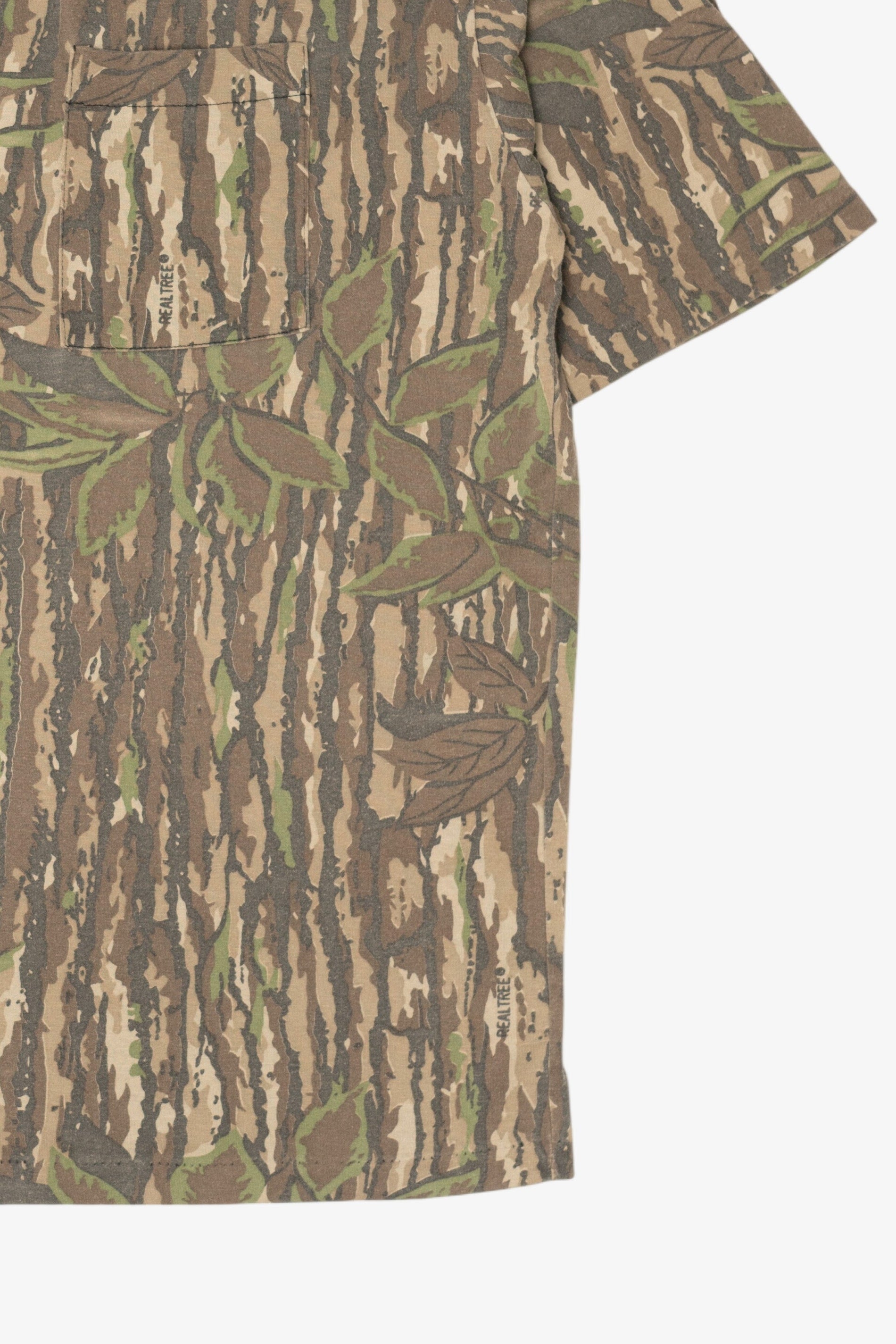 Vintage Camouflage Realtree Pocket Single Stitch T-Shirt (1990s)