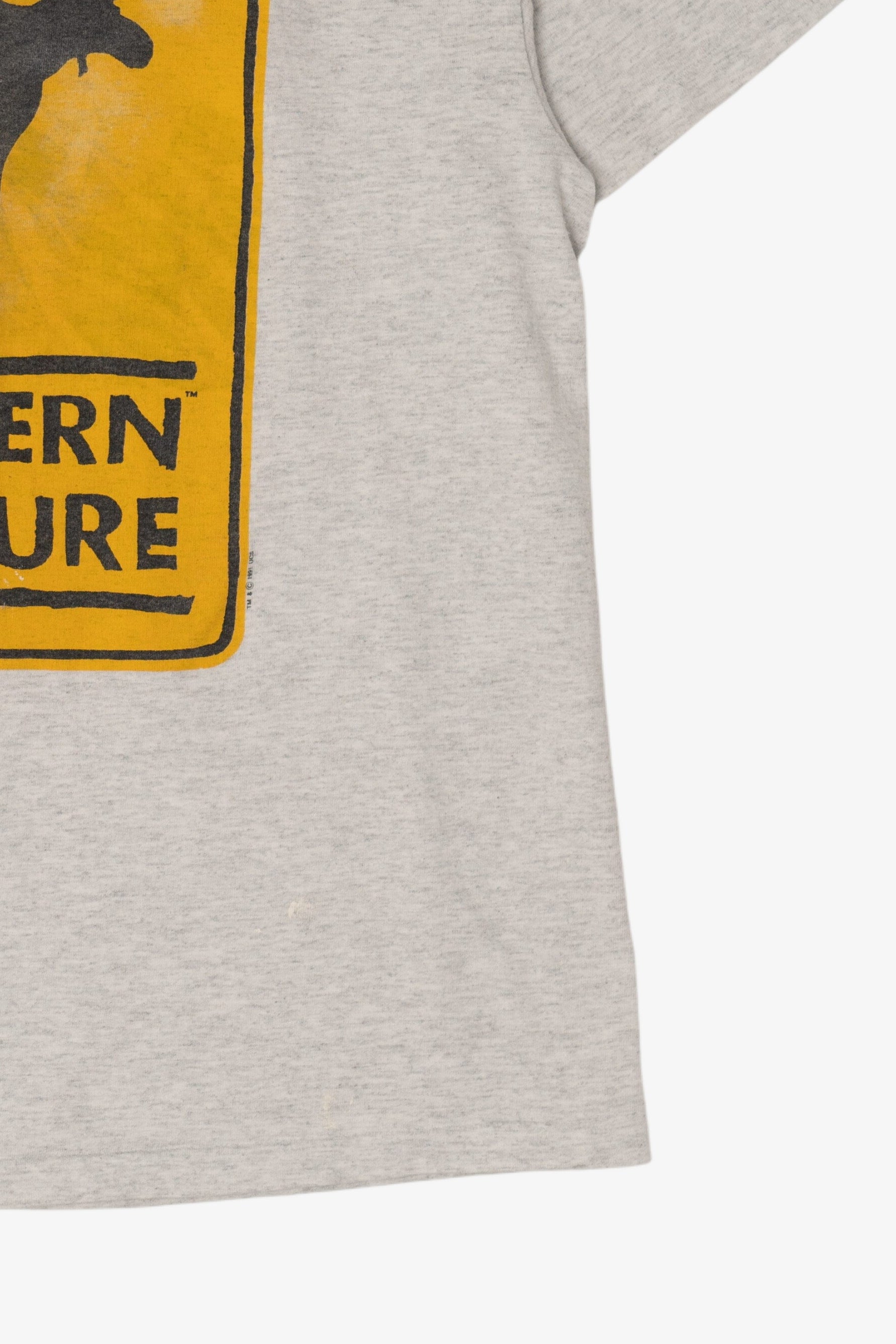 Vintage Northern Exposure Moose Crossing Sign T-Shirt (1990s)