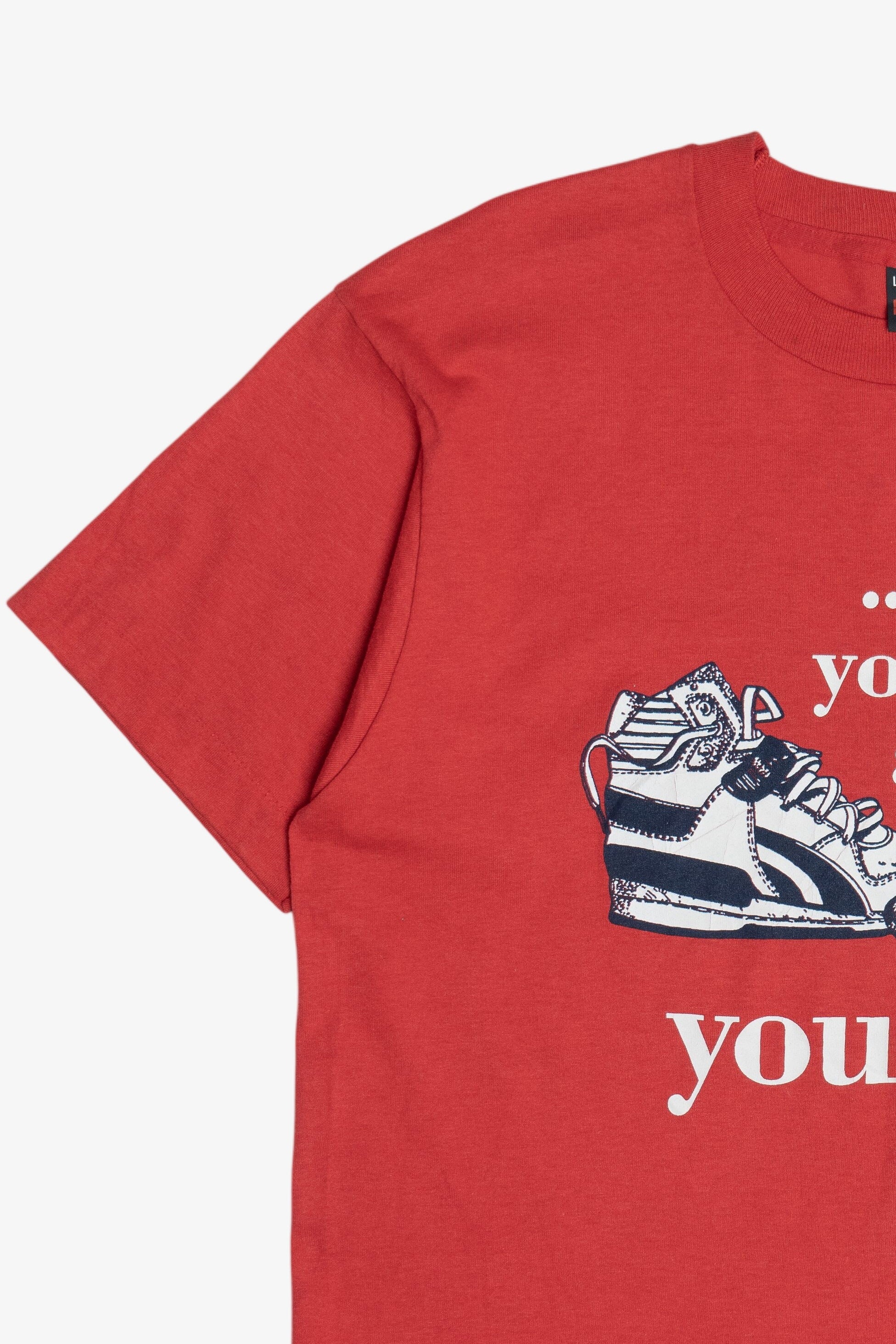 Vintage "As Young As You Feel" "Senior Health Network Exercise Class" Single Stitch T-Shirt (1990s)