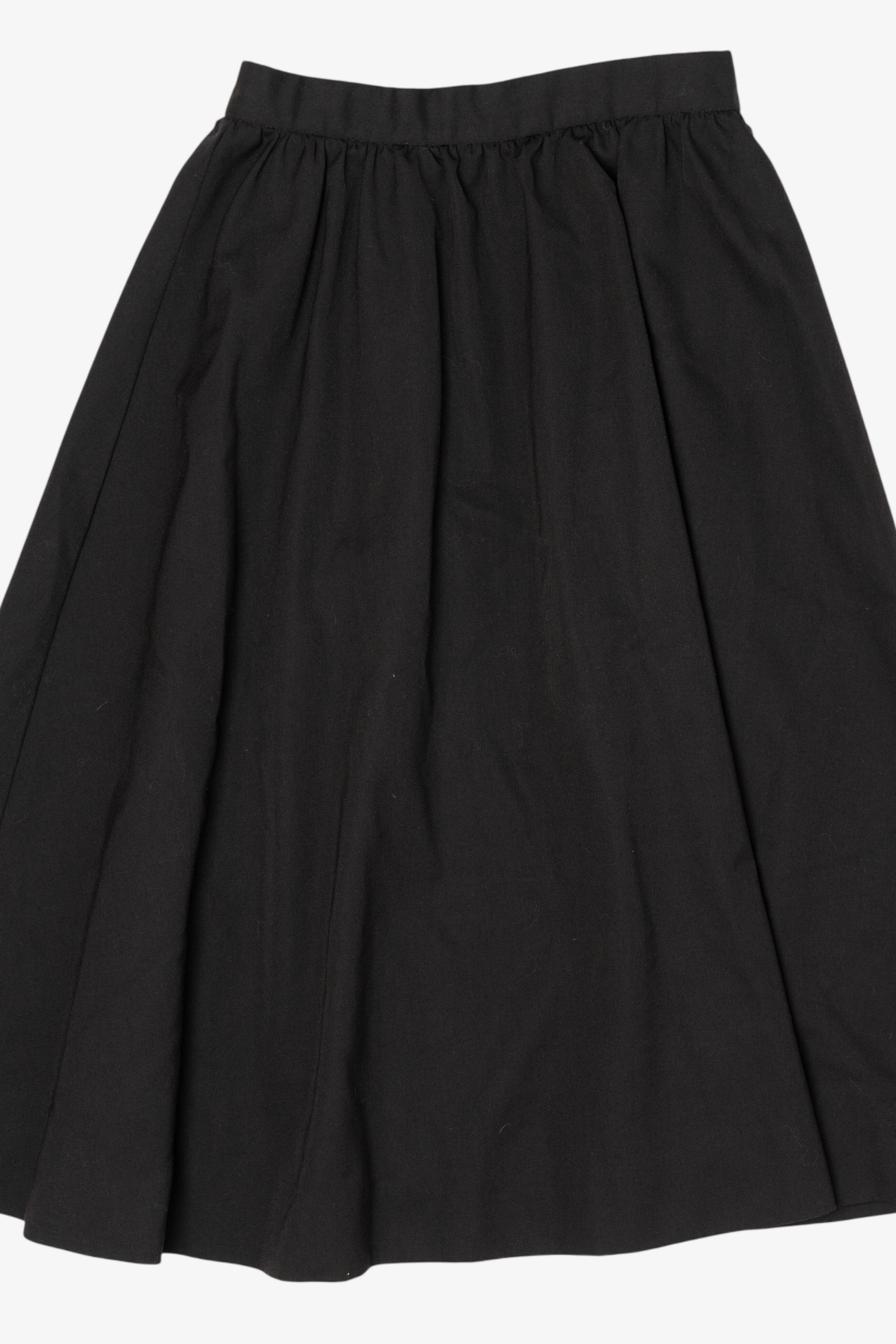 Vintage Black A-Line Skirt (1990s)
