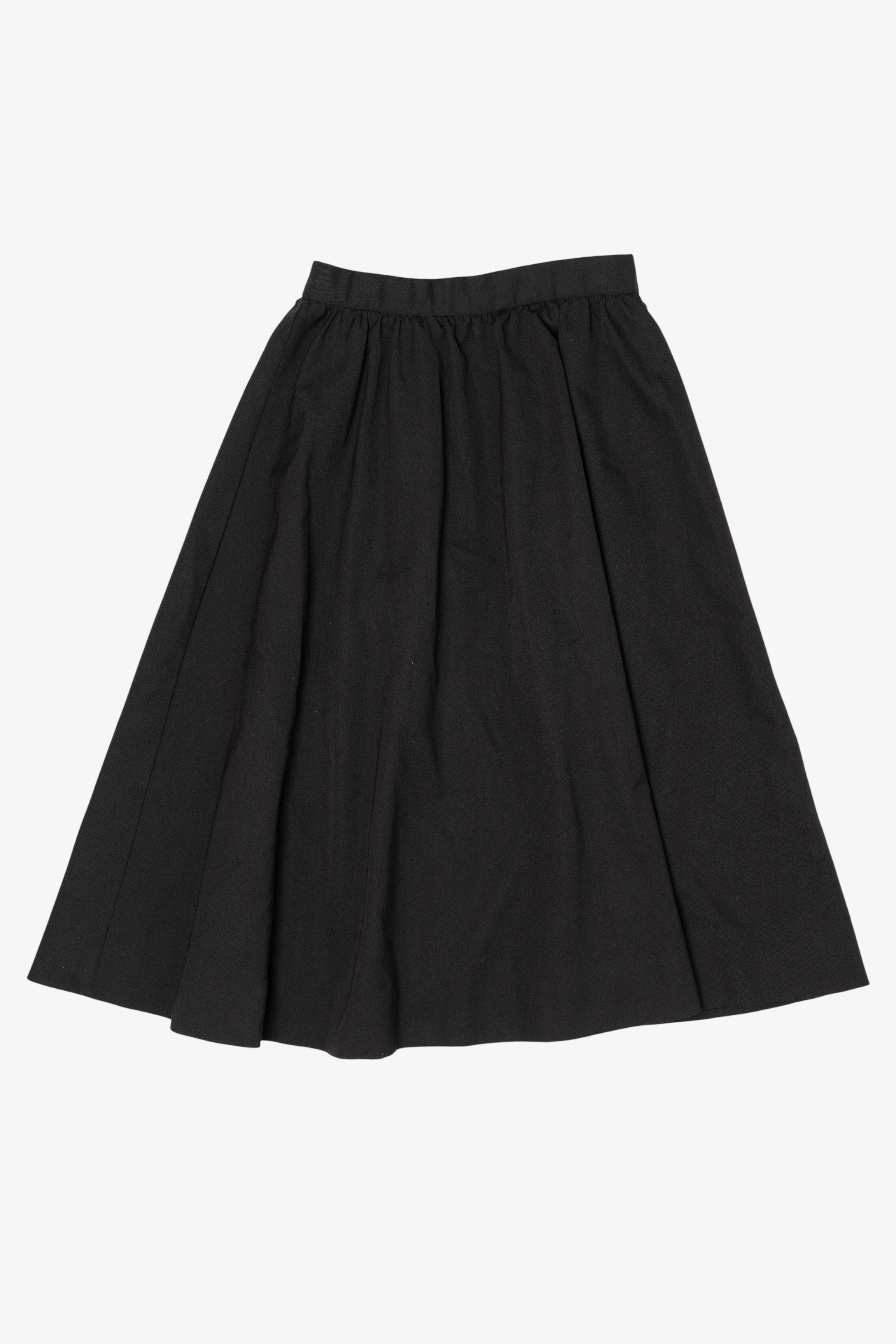 Vintage Black A-Line Skirt (1990s)