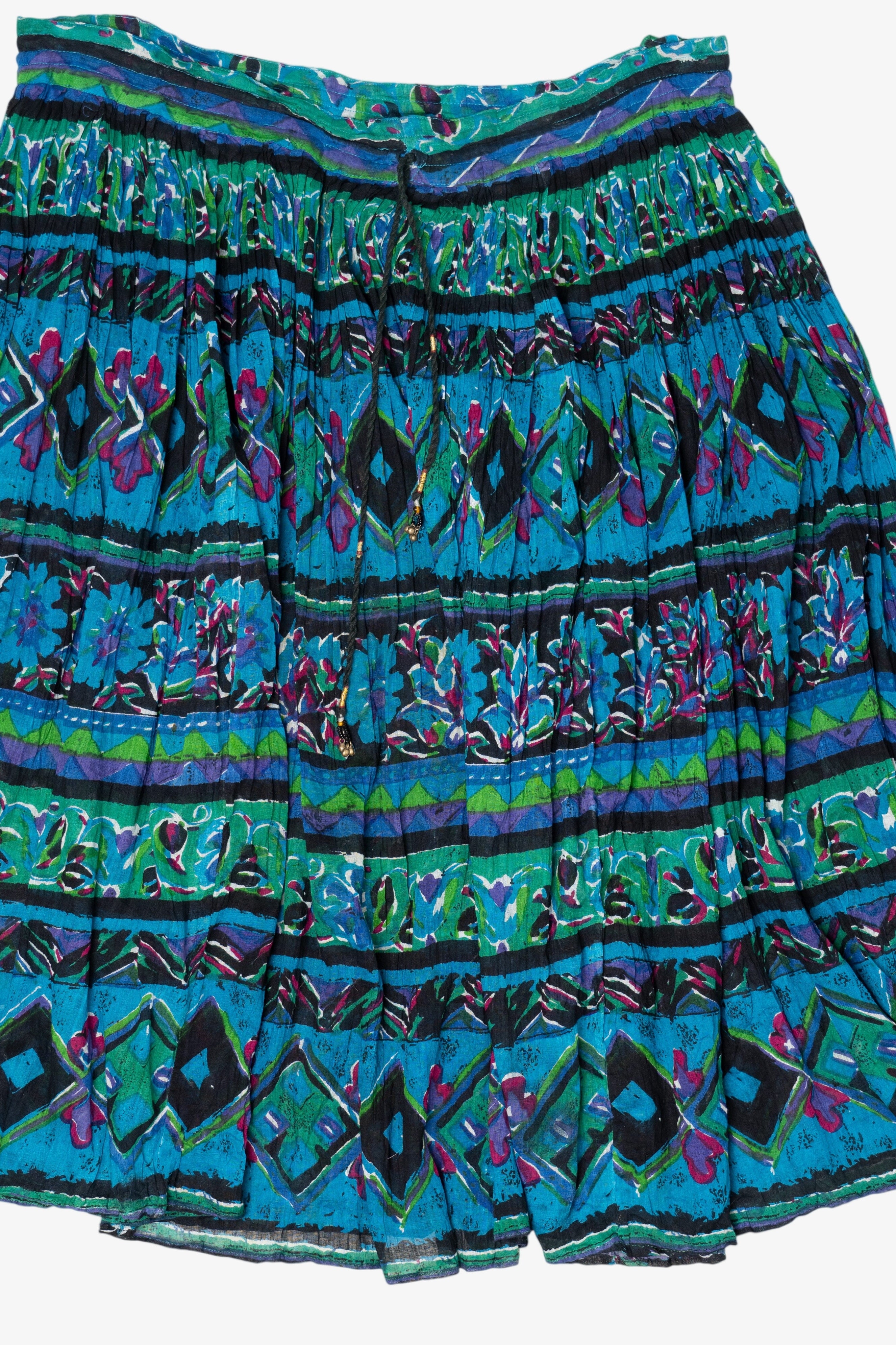 Vintage Blue Maxi Skirt (1990s)