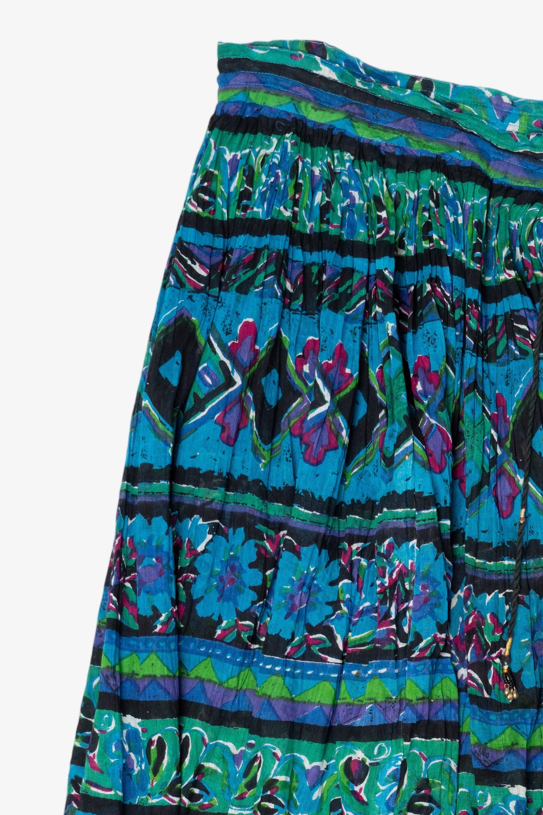 Vintage Blue Maxi Skirt (1990s)