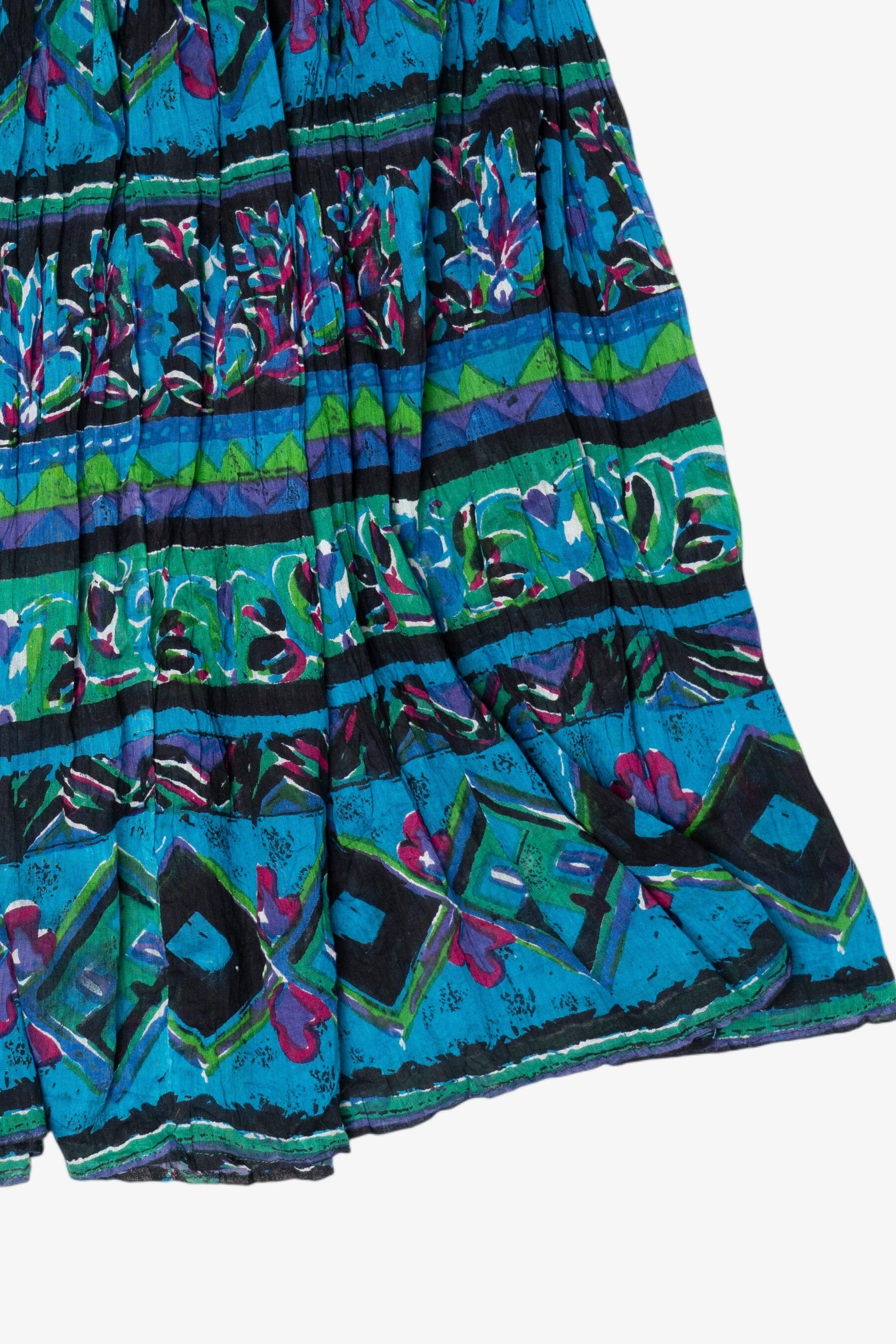 Vintage Blue Maxi Skirt (1990s)