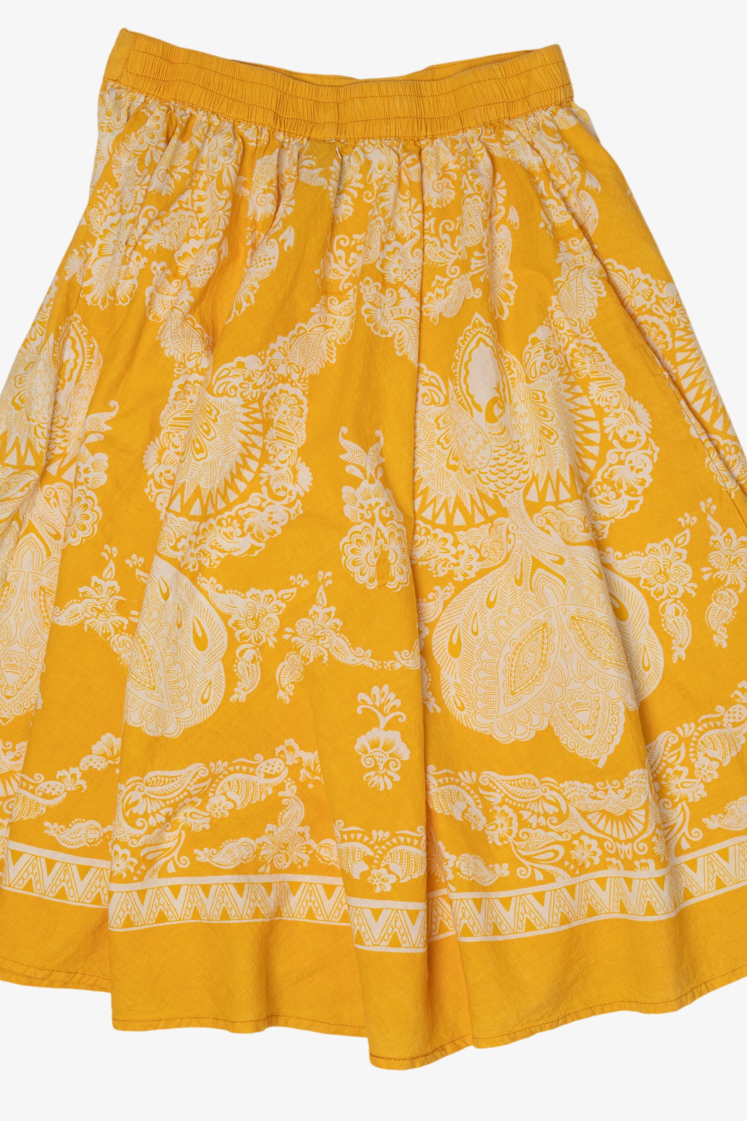 Vintage Yellow Studio West Skirt (1990s)
